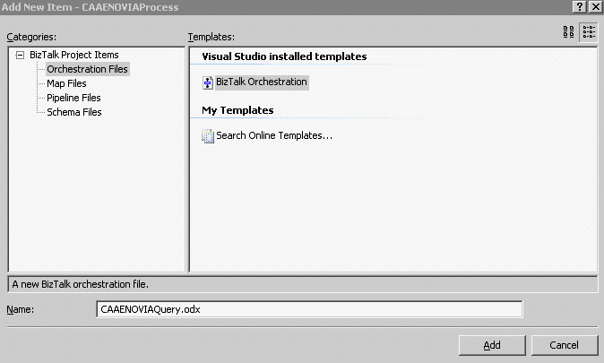 Creating the Orchestration