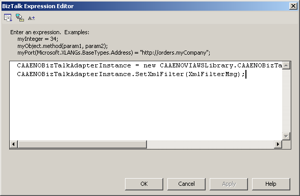 BizTalk Expression Editor