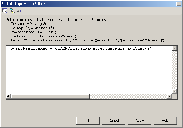BizTalk Expression Editor