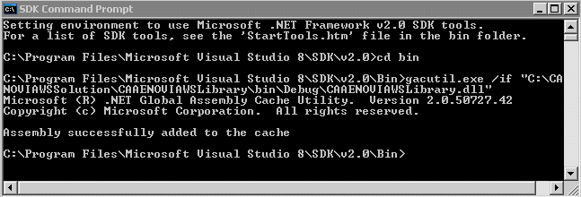 Deploying the C# Library