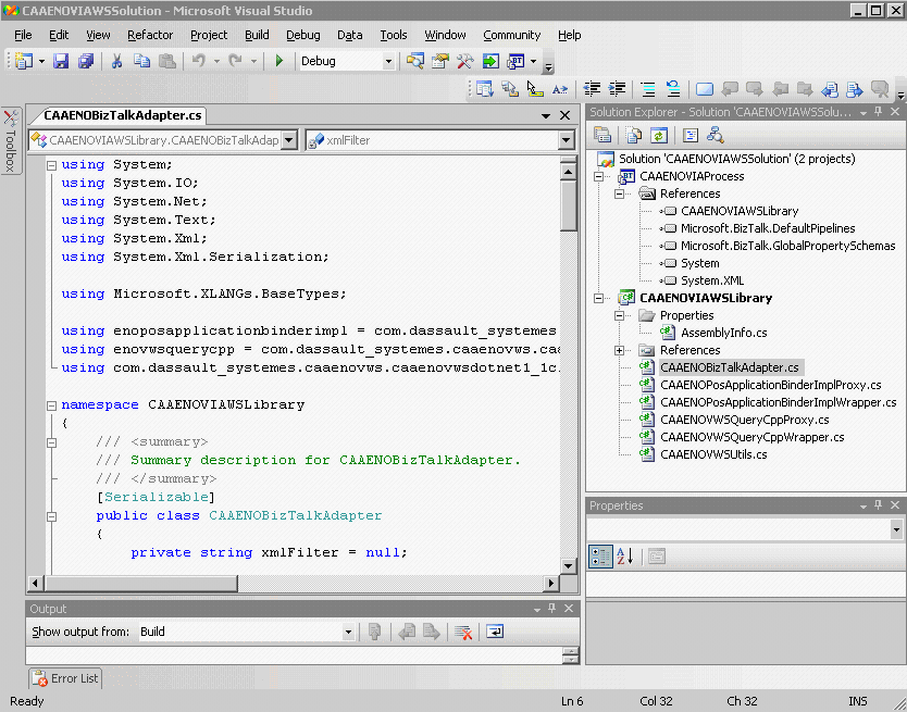 Configuring the BizTalk Server Project