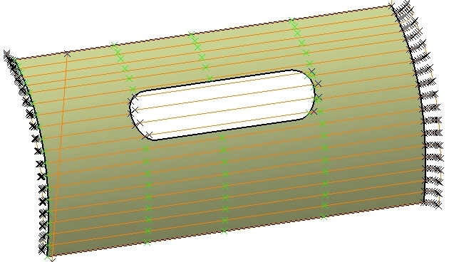 Points created by multi-axis sweeping