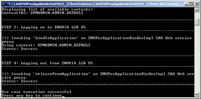 Running the Sample Use Case Scenario