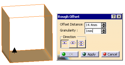 Recursive Offset Creating a Rough Offset