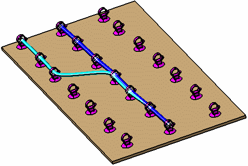 Arranging Bundle Segments in Supports