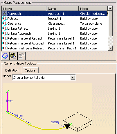 Machine Macro Check Define Macros on a Milling Operation